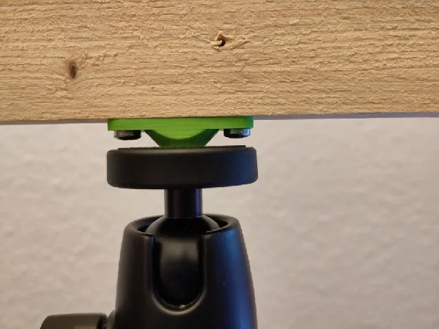 Tripod mount screw-on (1/4-20 thread)