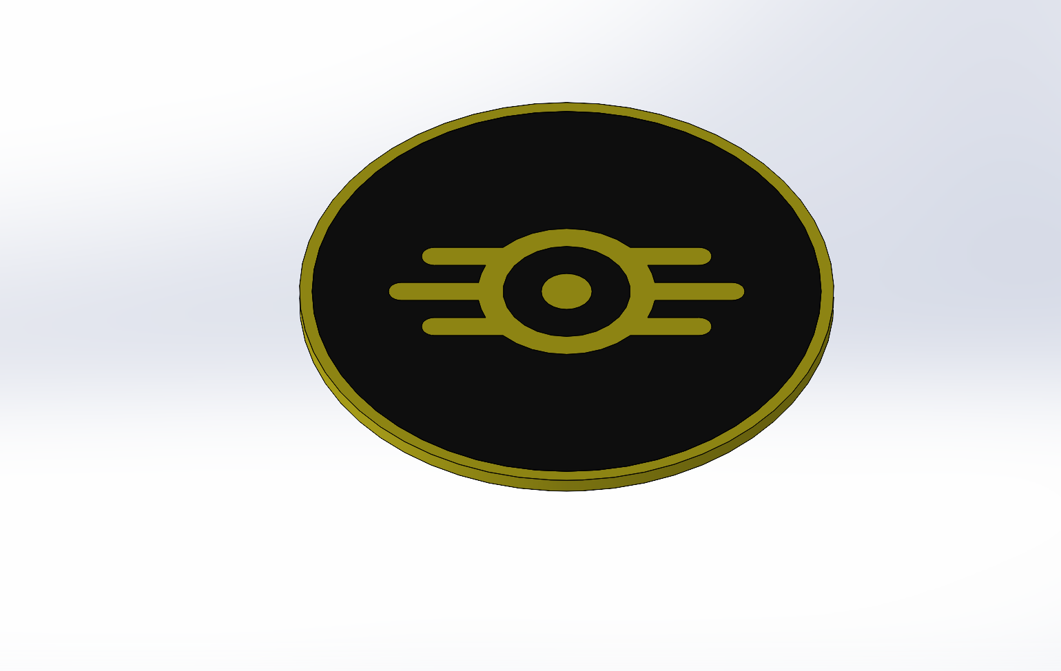 Miniatura 2 do modelo 3D Vault 111 Coaster