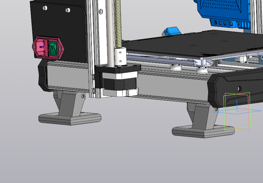 Extended legs for sovol sv06 ace
