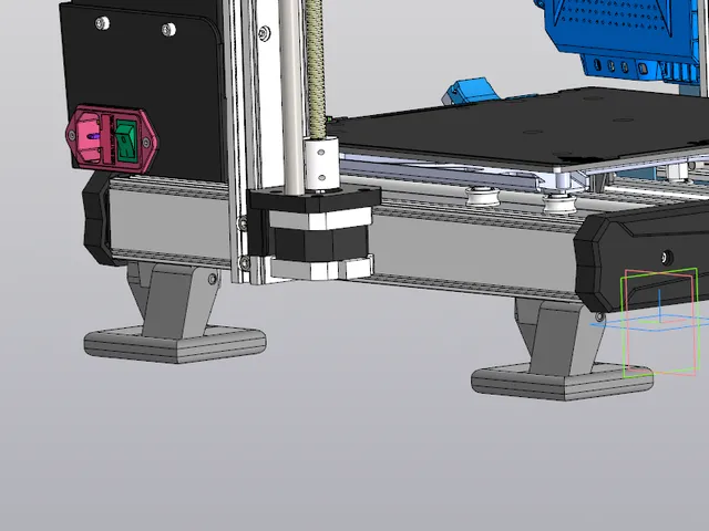 Extended legs for sovol sv06 ace