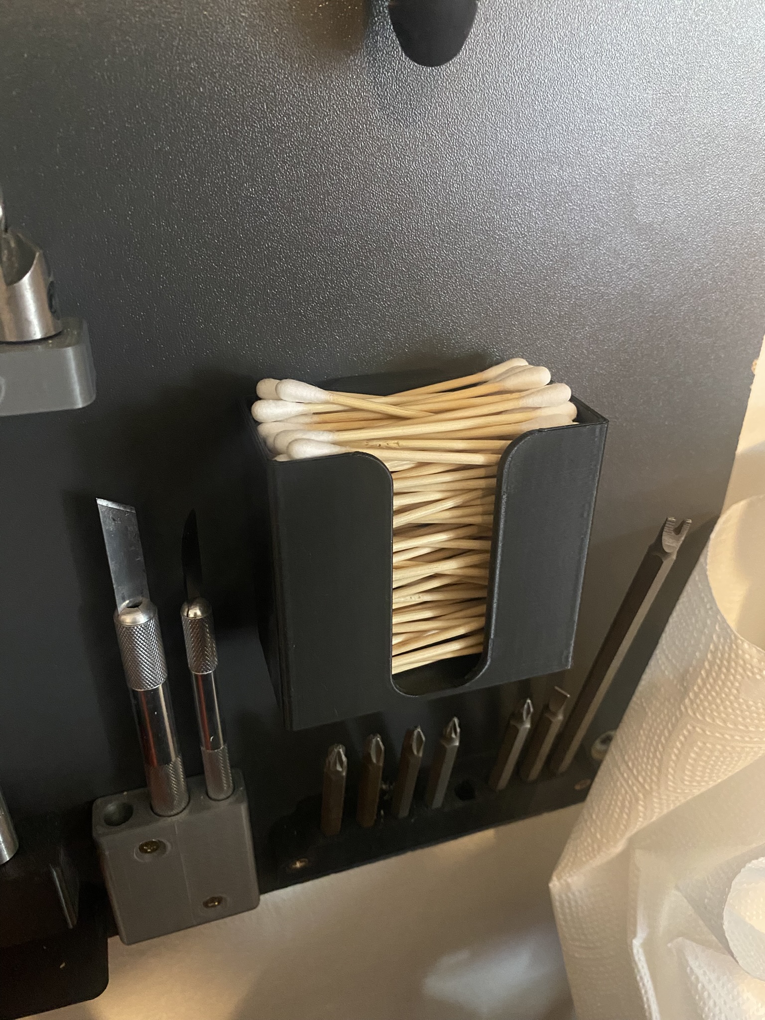Cotton Swab Box Wallmount