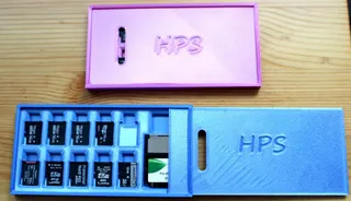 Box for micro SD cards