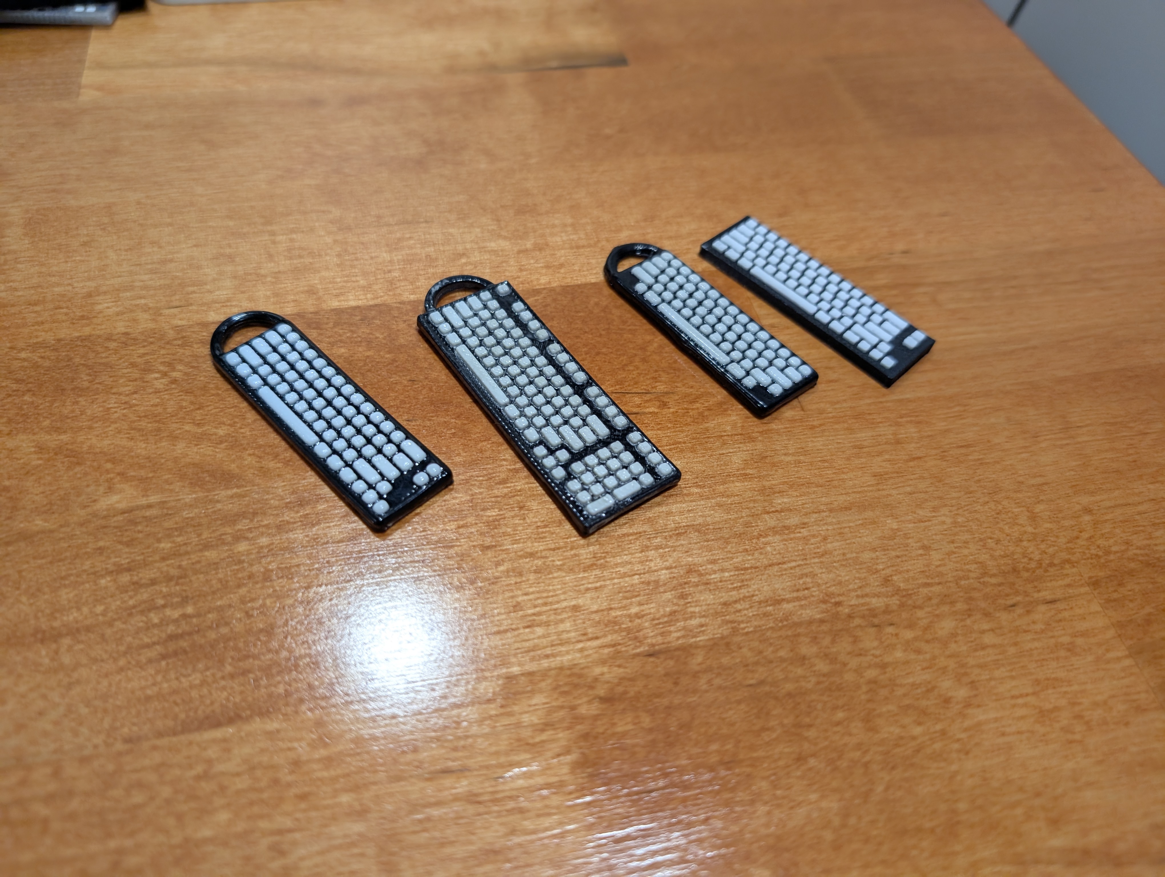 Miniatura 6 do modelo 3D Keyboard Keychain / Tag