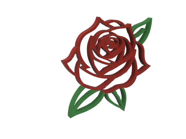 Rose Keychain