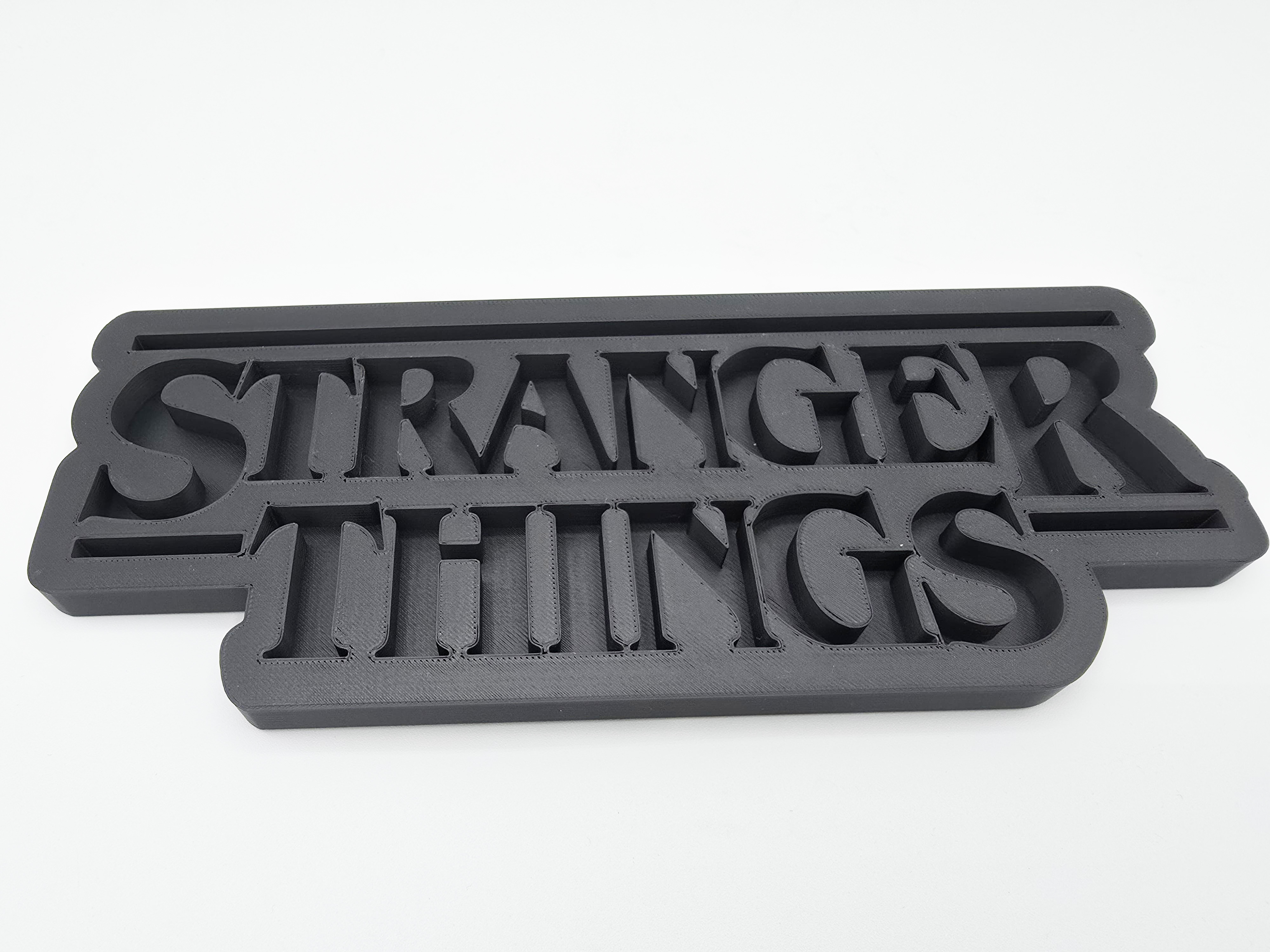 Miniatura 2 do modelo 3D Stranger Things Logo