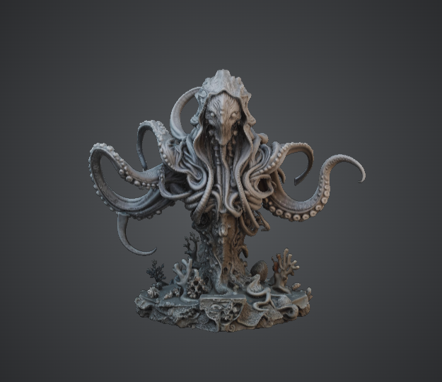 Abyssal Tentacle Horror – Eldritch Deep Sea Monster