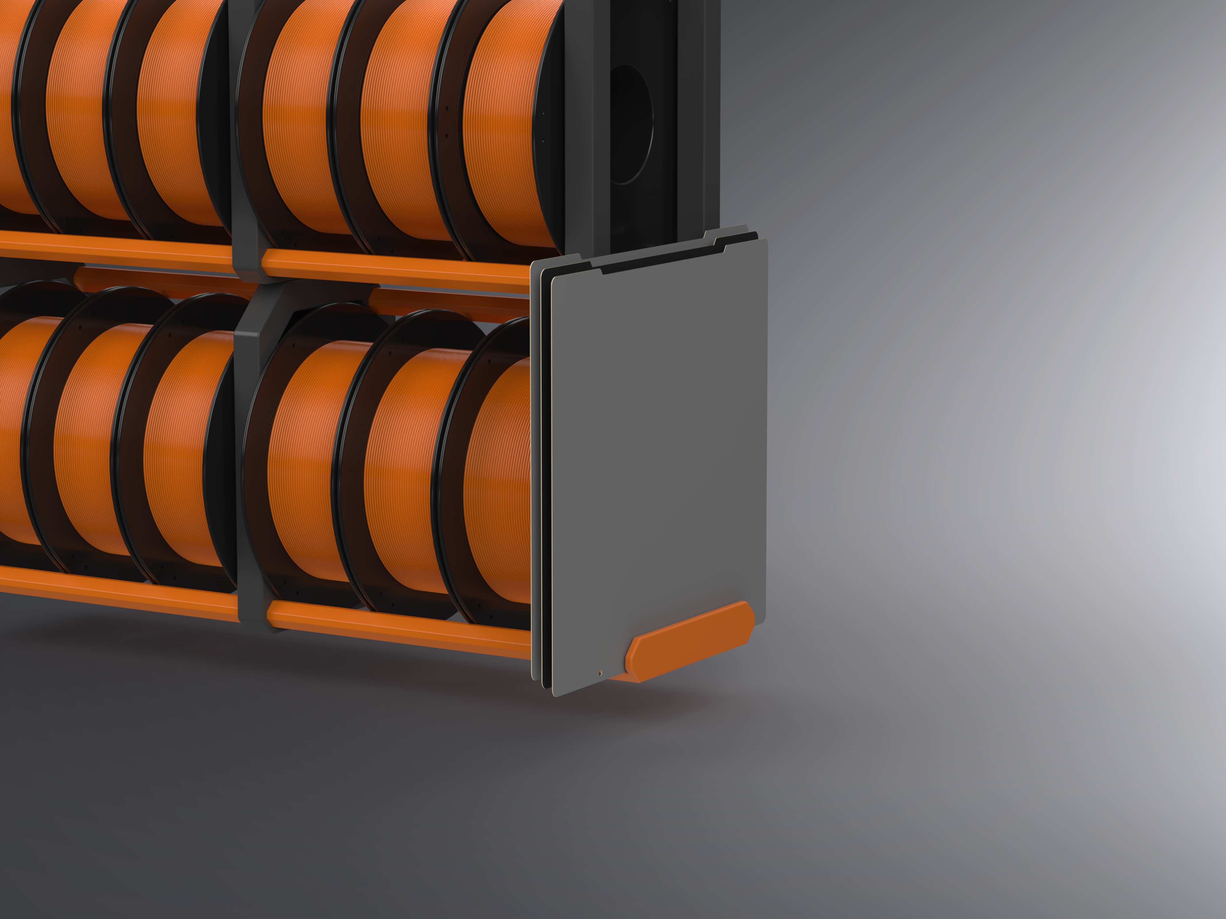 Modular Storage System - Side Mounted Build Plate Holder