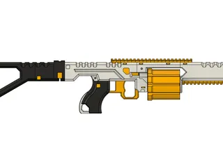 X-Shot Micro 2.0 Reshell 4 - Revolver Rifle v1.4 by Domochevsky