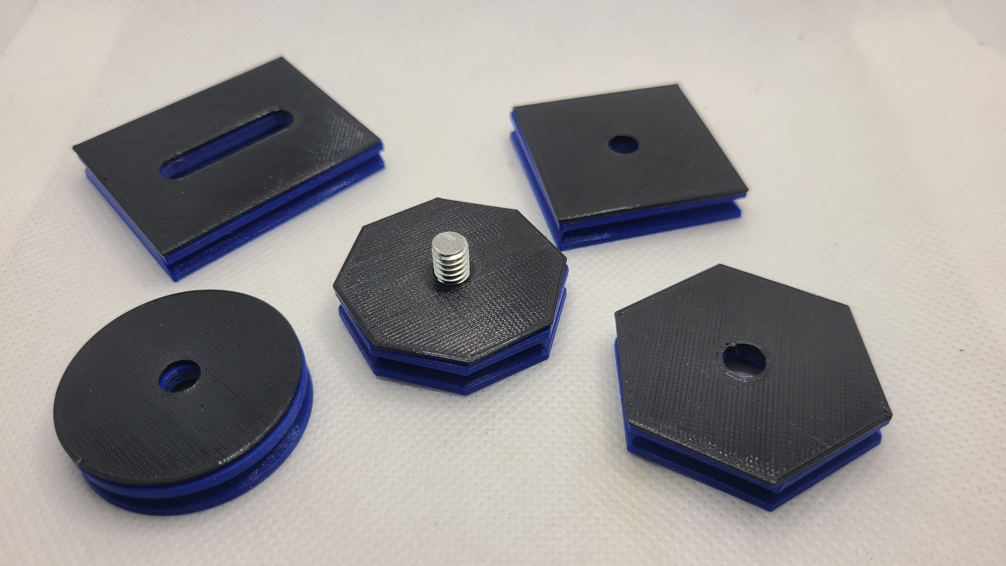 Parameterized Arca Swiss plates and pads