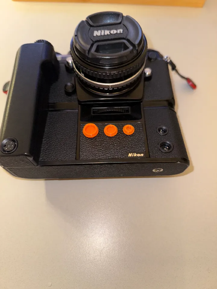 Nikon F3 MD-4 Motor Drive Terminal Cap Covers by notyahc67