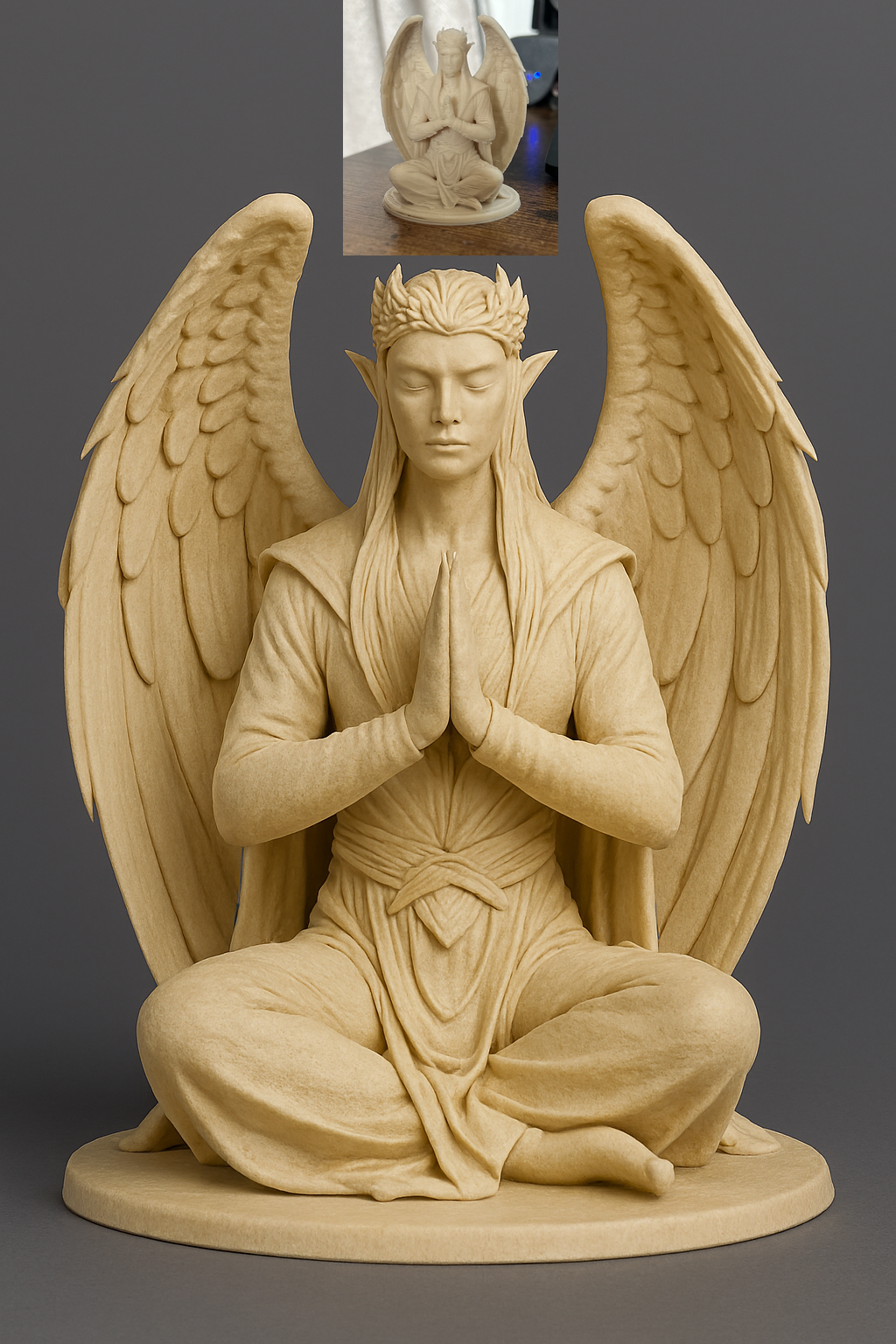 Elf Angel Meditating