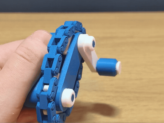 Chain and sprocket mechanism
