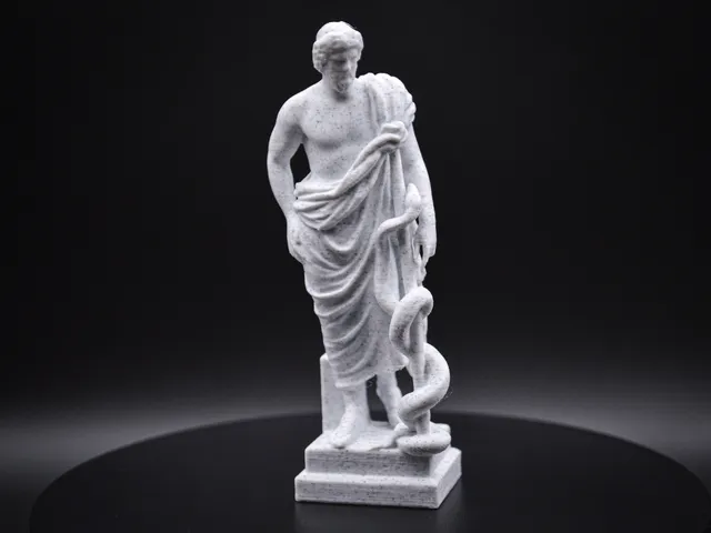 Asklepios, God of Medicine - Greek Statue Recreation