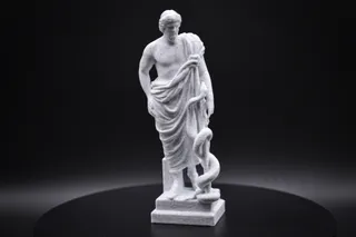 Asklepios, God of Medicine - Greek Statue Recreation