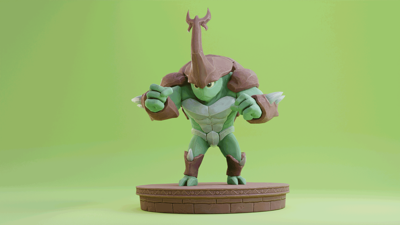 Kragg the Earthes Bastion - Rivals of Aether