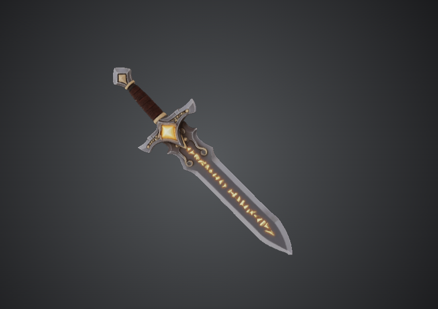 Runed Fantasy Sword – Engraved Magic Blade