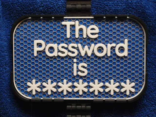Password sign