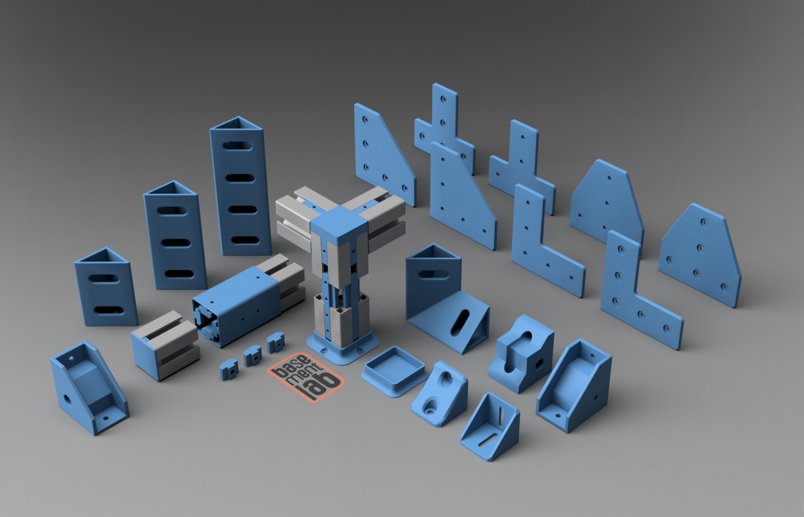 4040 T-slot Aluminium Profile plus Accessories for profile system