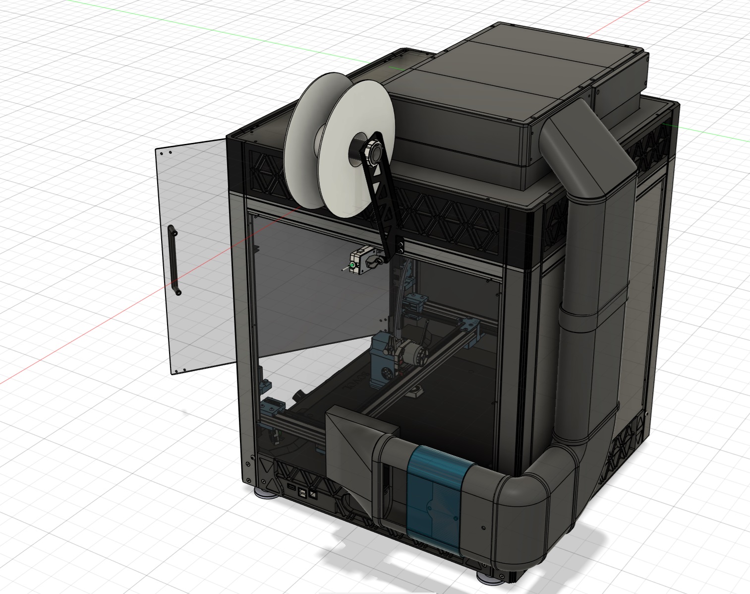 Fornuftig Luftfilter Aufsatz für CN3D Double Layer Top Hat