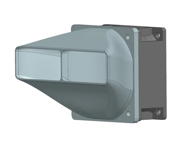 Qidi Q2 moderboard cooling fan duct (V2)