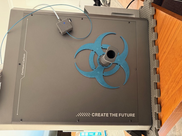 Elegoo Centauri Carbon filament shield - Biohazard