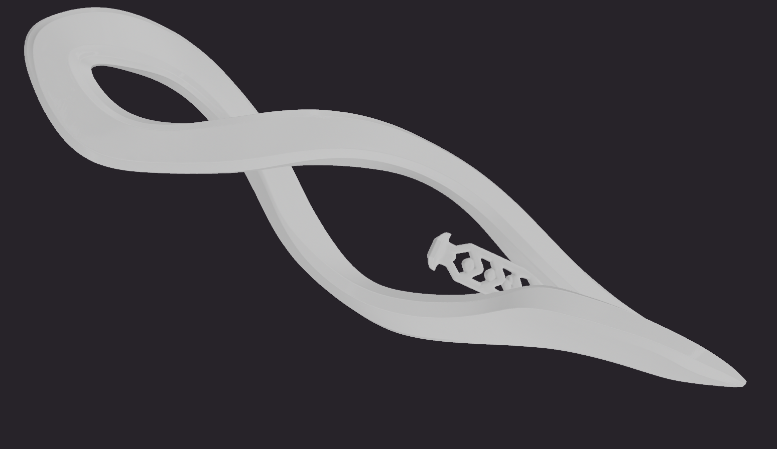 Punta de flecha de muérdago -Atreus Mistletoe Arrow pendant