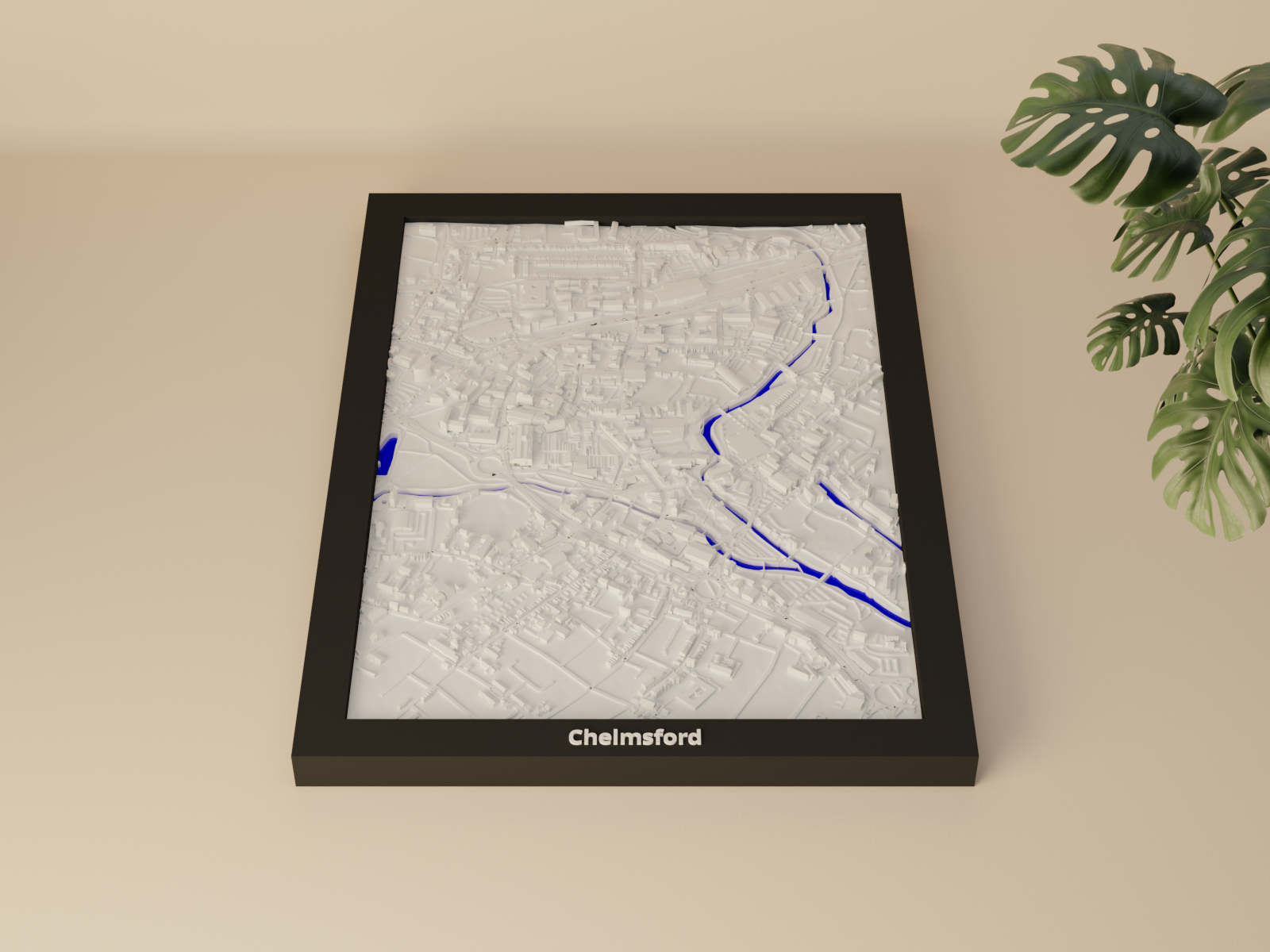 Chelmsford, United Kingdom - 3D Miniature