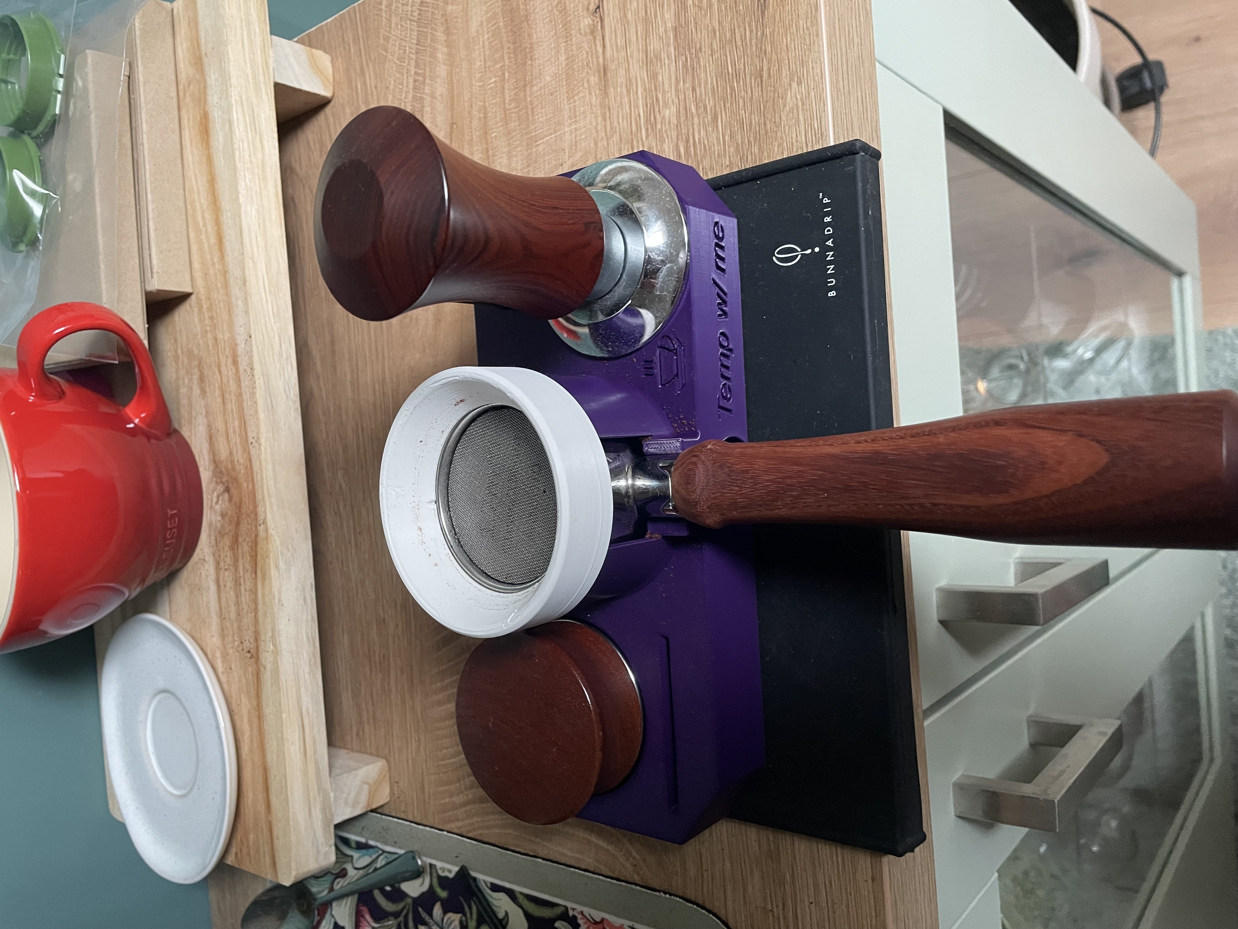 Magnetic Tamper Station & Dosing Funnel for Create Espresso Machine (Aftermarket Portafilter)