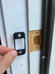 Schlage Entry Knob Strike Plate Shim