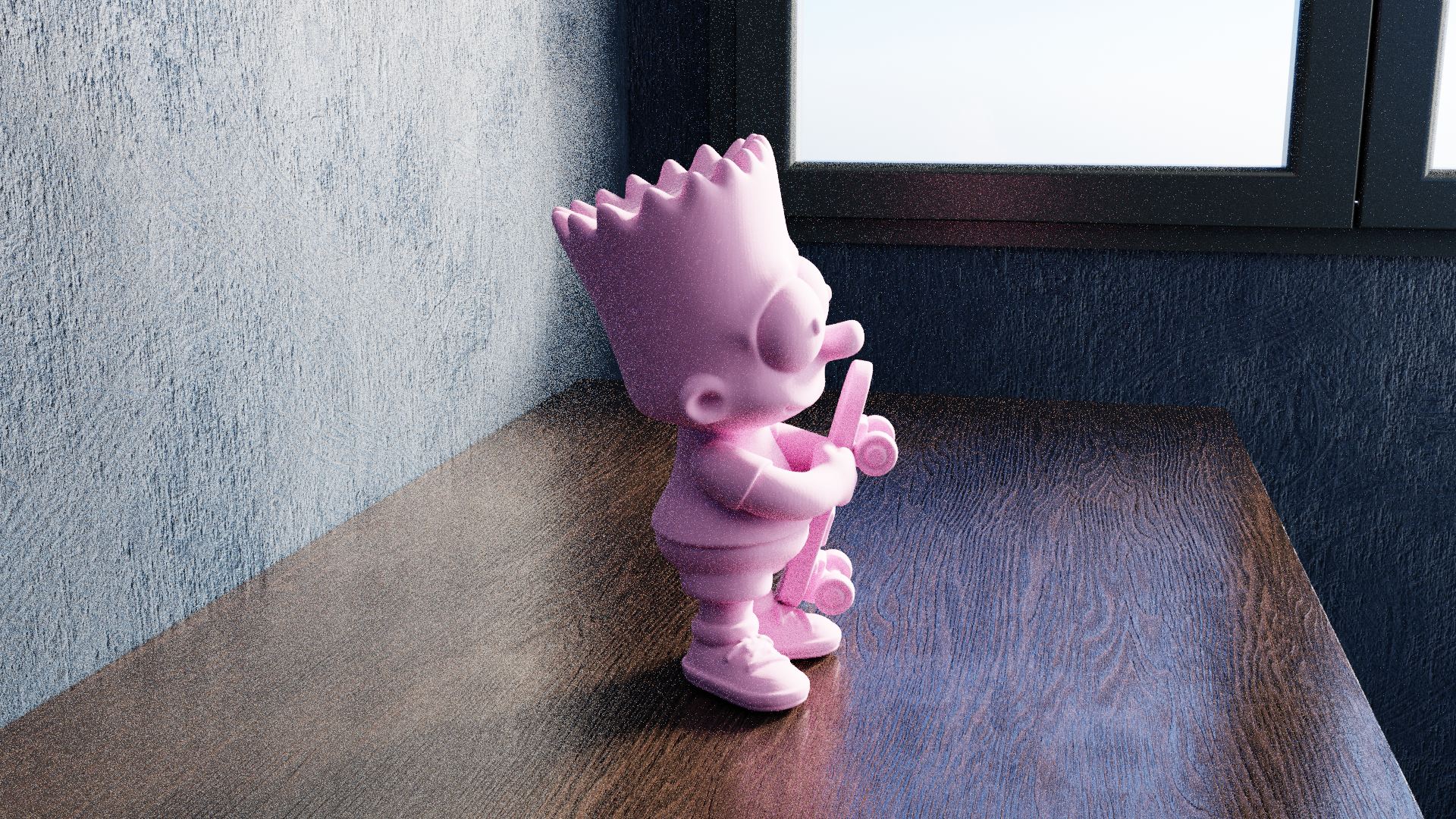 Miniatura 2 do modelo 3D Chibi Bart Simpson