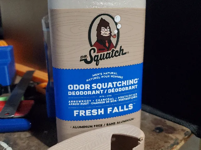 Dr. Squatch deodorant lid