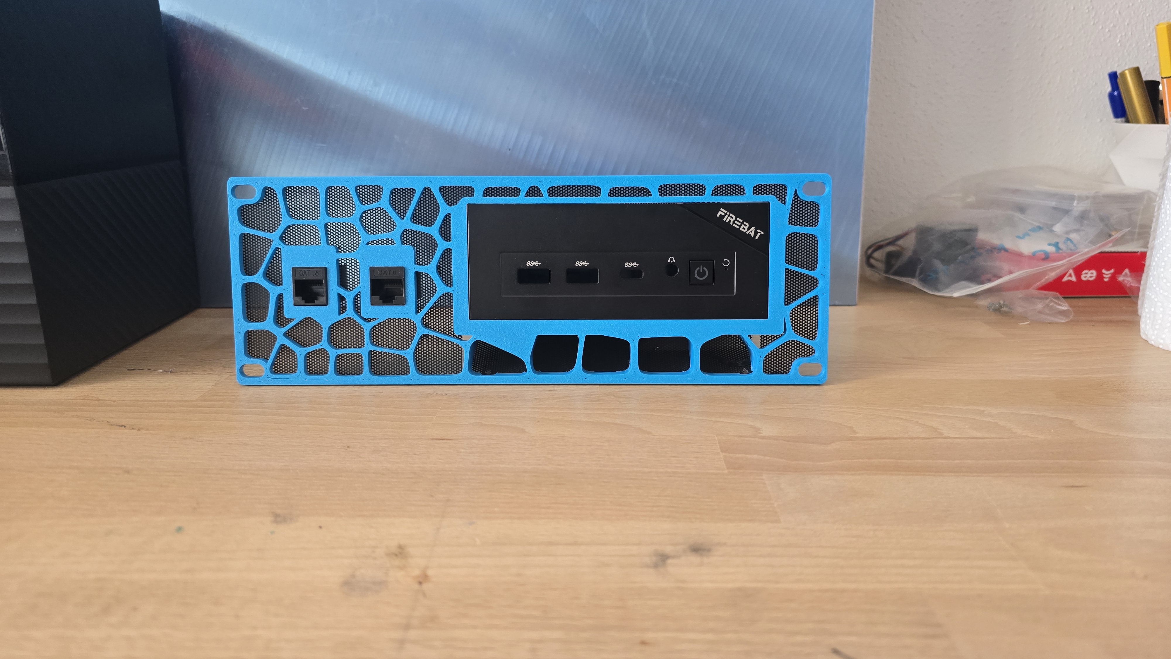 10" Rack 2U mount for FireBat AM02 Mini PC