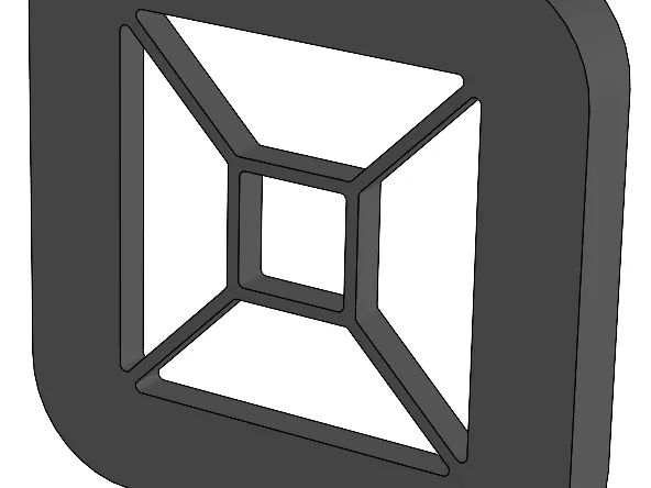 Holga 120 Viewfinder Reticle Grid