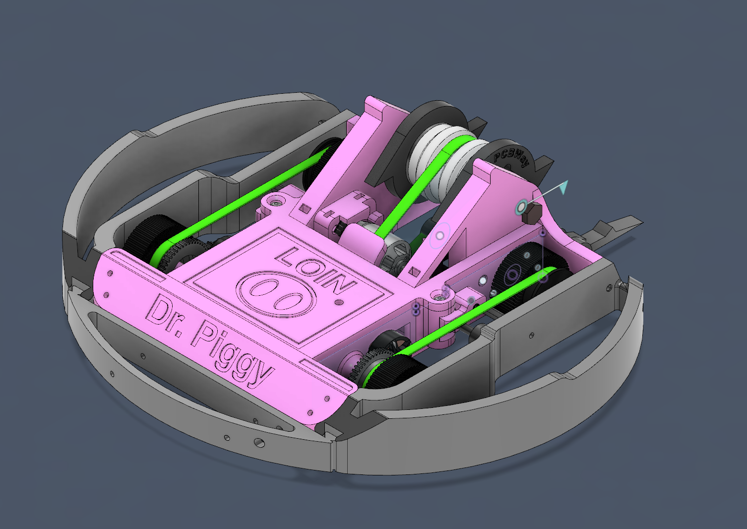 Piggy - 3lb Combat Robot | Almost Fully 3D Printed! (V1)
