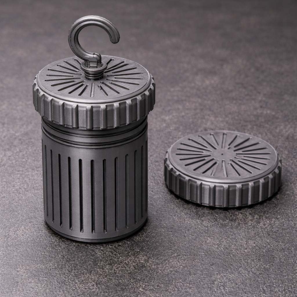 Silica gel spool container