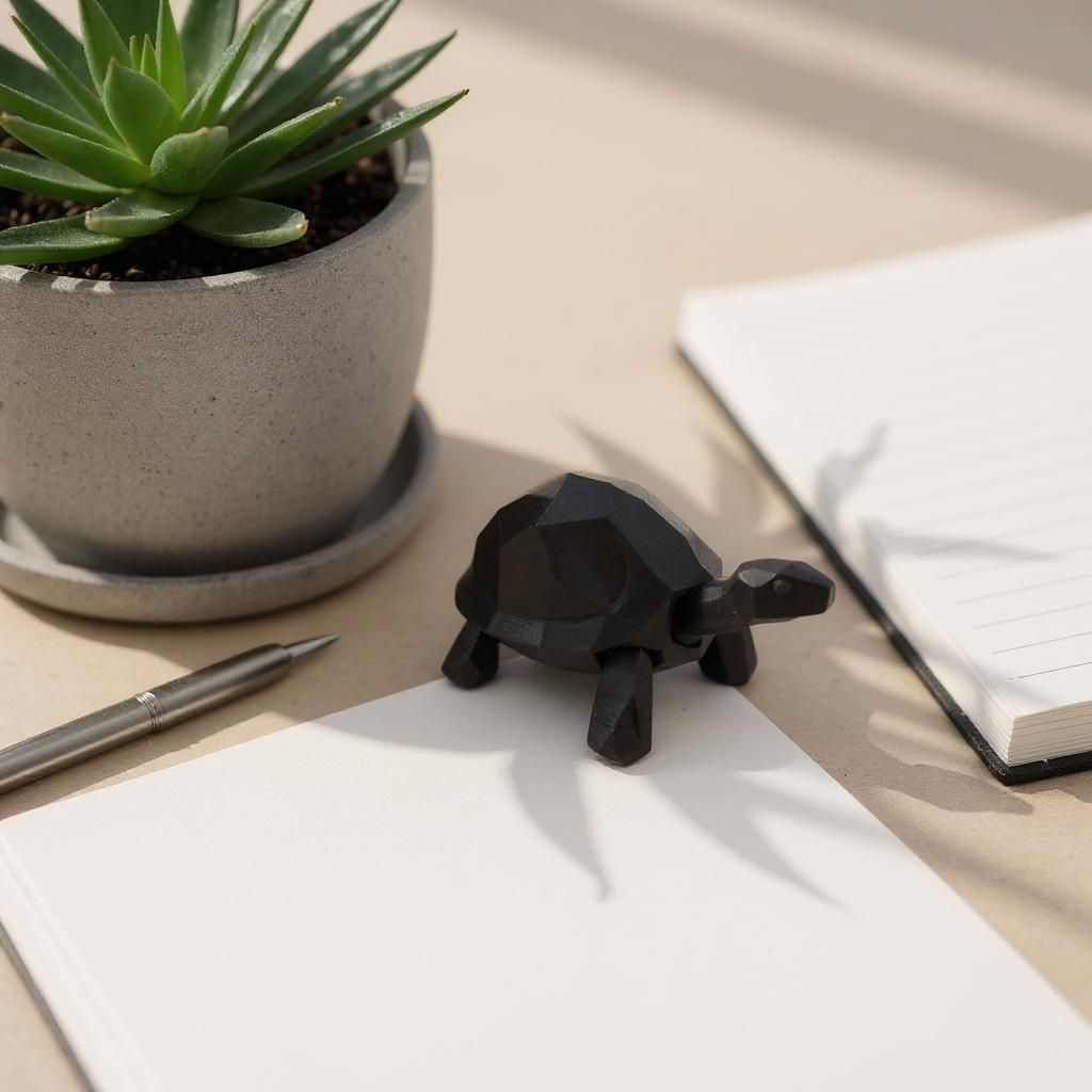 Miniatura 3 do modelo 3D Walking Low Poly Turtle