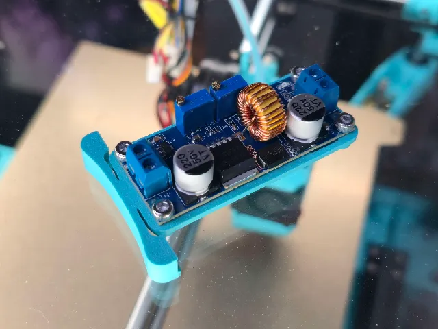Ender 3 NG v1.2 DIN mount for NOYITO NODCB575 5A step-down buck converter