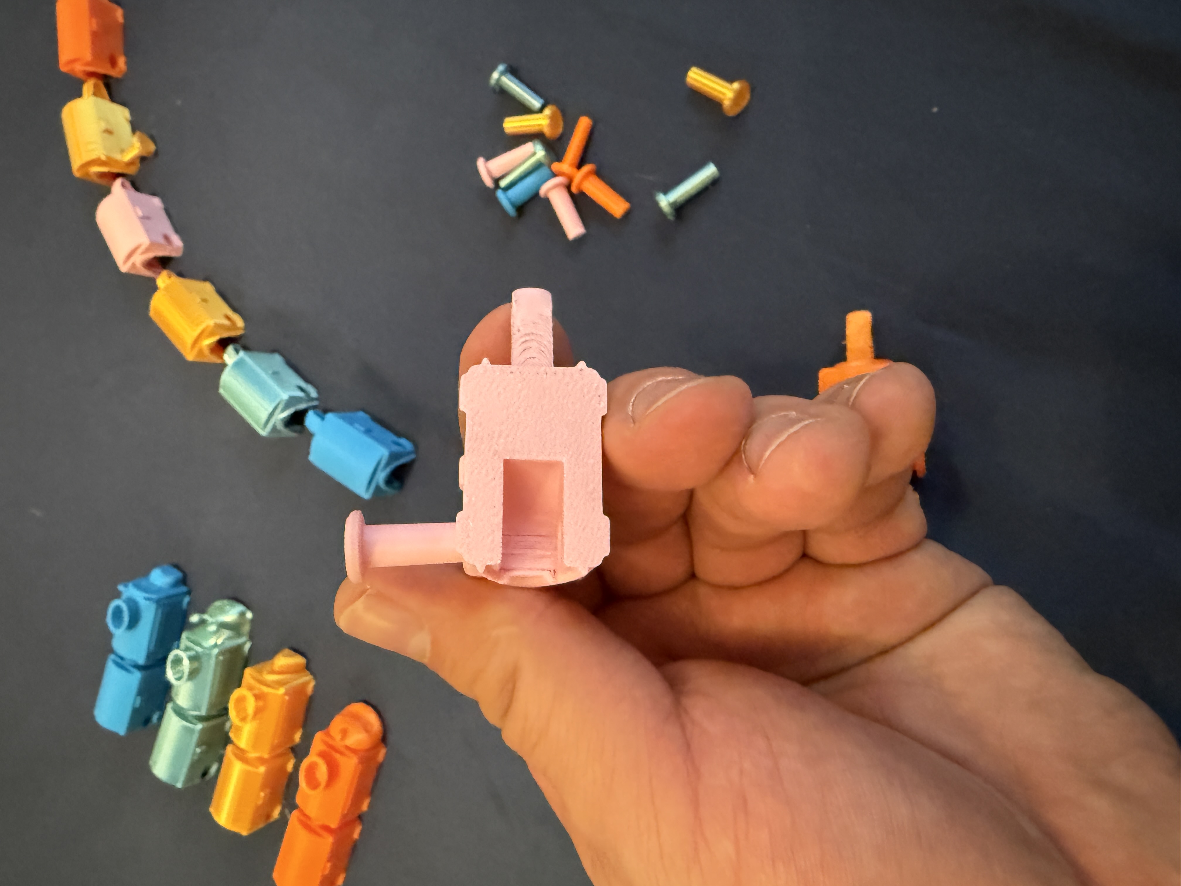 Tiny Mix & Match Train – Modular 3D Printed Toy