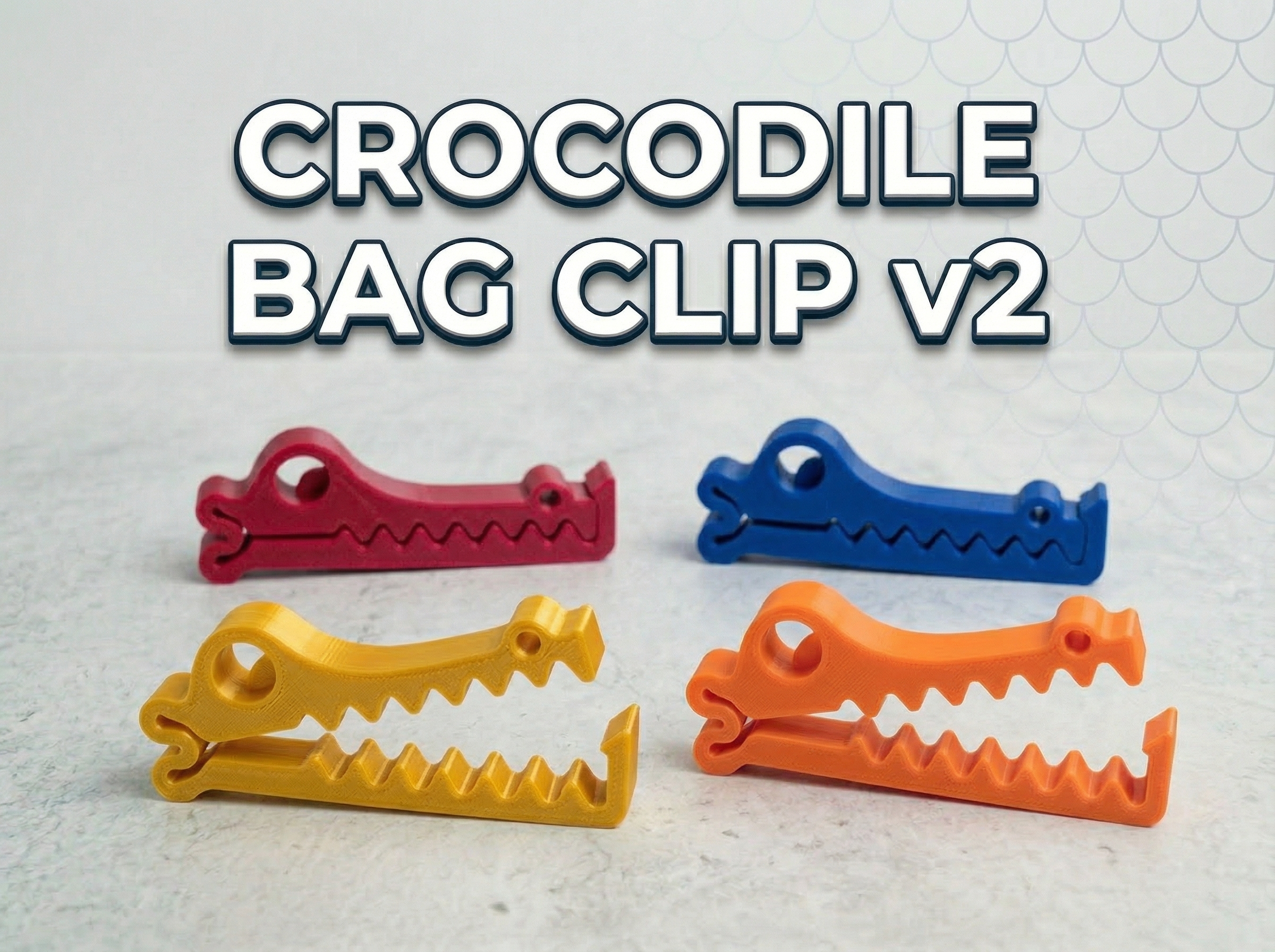 Crocodile Bag Clip