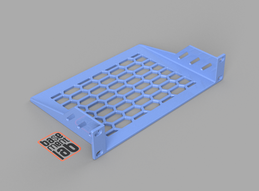 Rack Tray 10" 1U Mount Universal Rack Shelf - Mensola universale per Rack 10" 1U