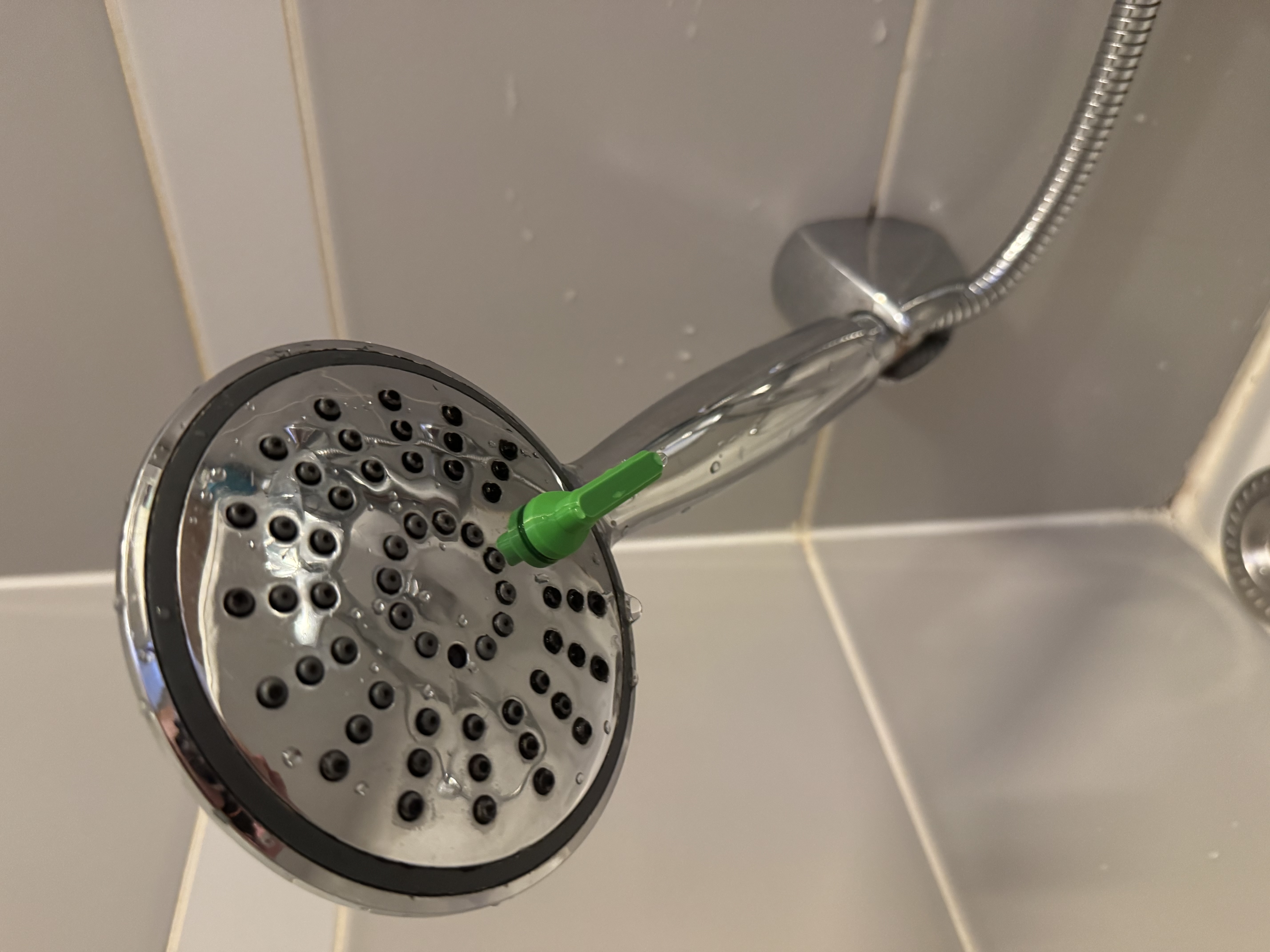 Tchibo massage shower head lever