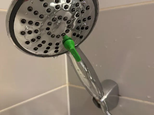 Tchibo massage shower head lever
