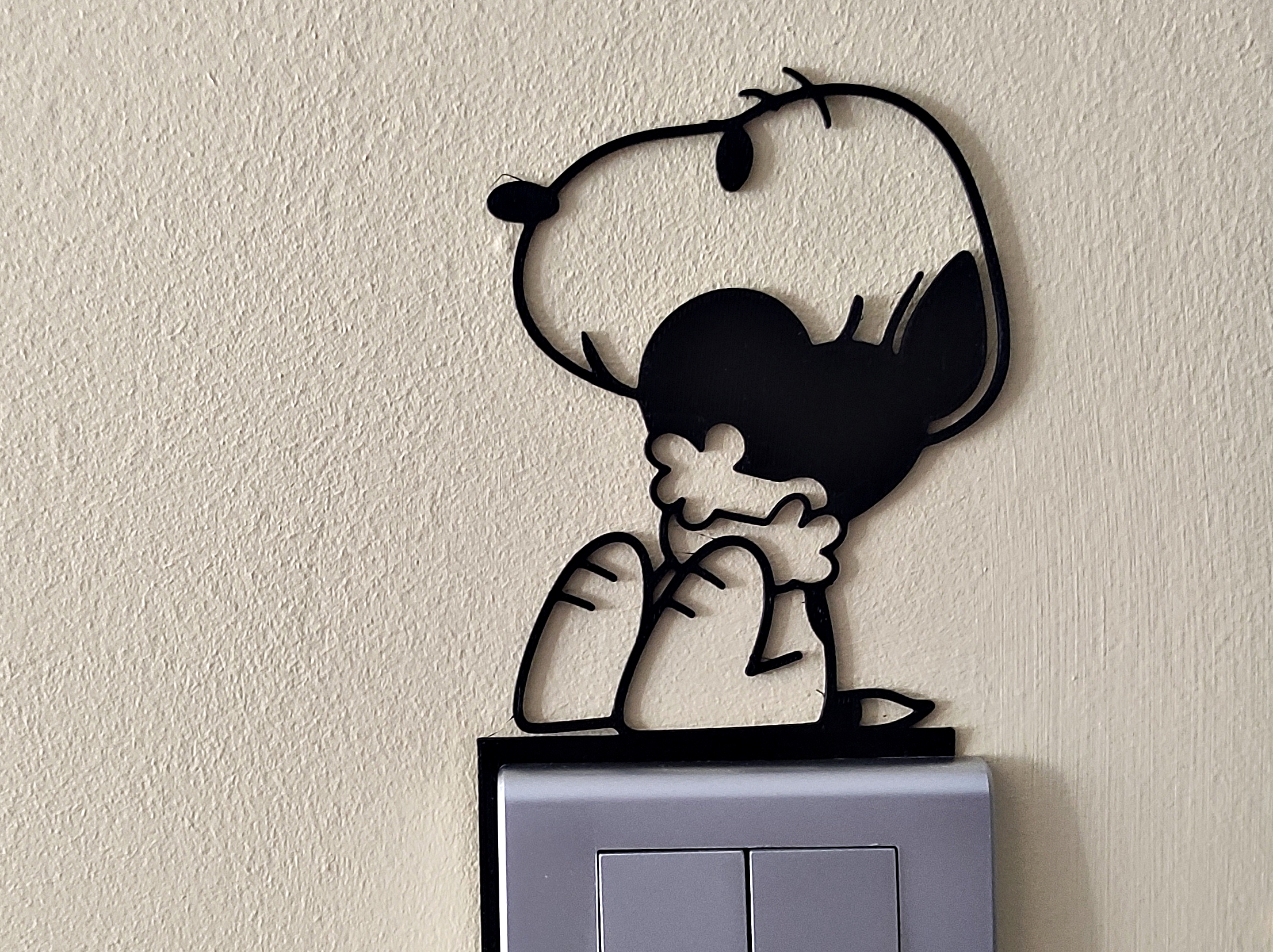 Snoopy Light Switch / Outlet Decoration - Model 51