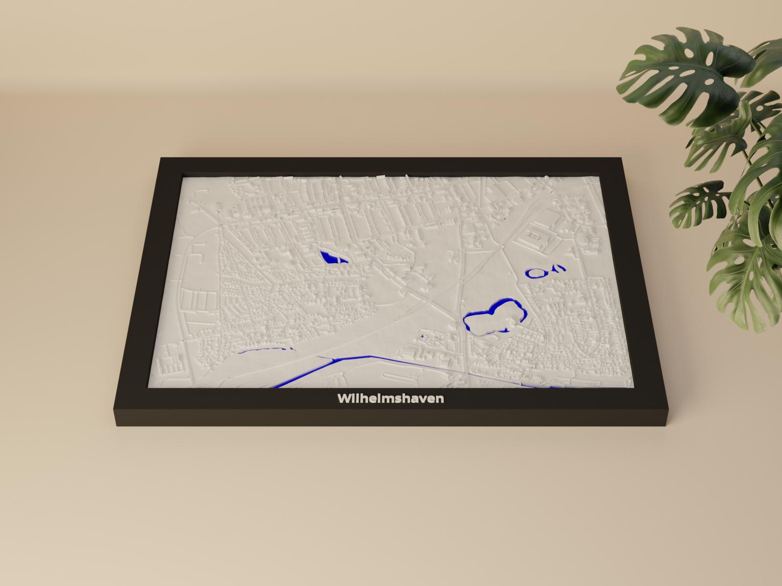 Wilhelmshaven, Germany - 3D Miniature