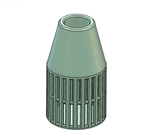 Rain barrel pickup screen for Sched 40 1/2" PVC