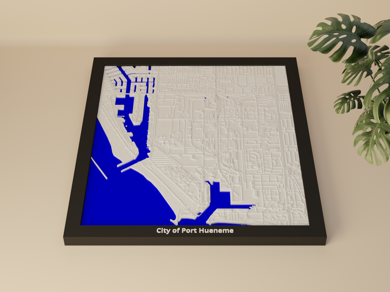City of Port Hueneme, United States - 3D Miniature