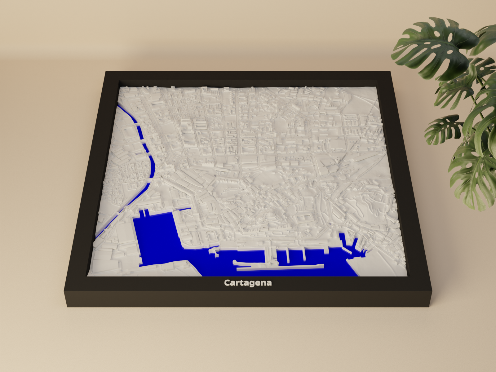 Cartagena, Spain - 3D Miniature
