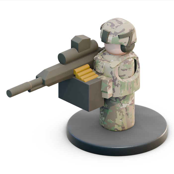 Down Range - U.S. Army M250 Gunner