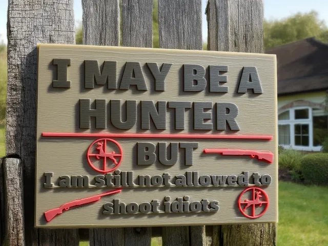 Licensed to Hunt… Not to Shoot Idiots