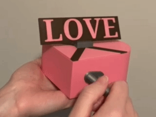 Heart Shaped Windup Box
